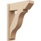 Ekena Millwork 8-in W x 24-in D x 32-in H Funston Slat Rough Cedar Woodgrain TimberThane Outlooker, Primed Tan OUTUR080X24X32FST24RCPR - alternate 1